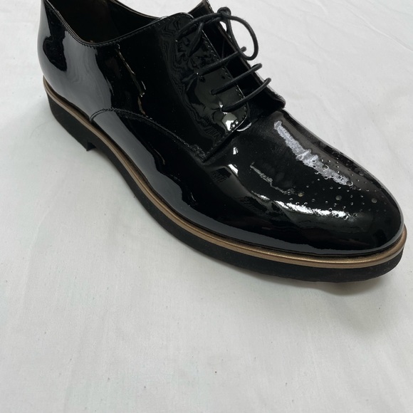 Attilio Giusti Leombruni (AGL) High-Shine Leather Oxford Derby 42 Made in Italy - Picture 2 of 9